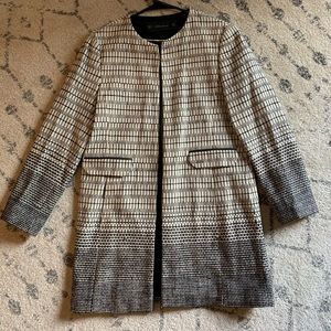 Zara black and white jacket